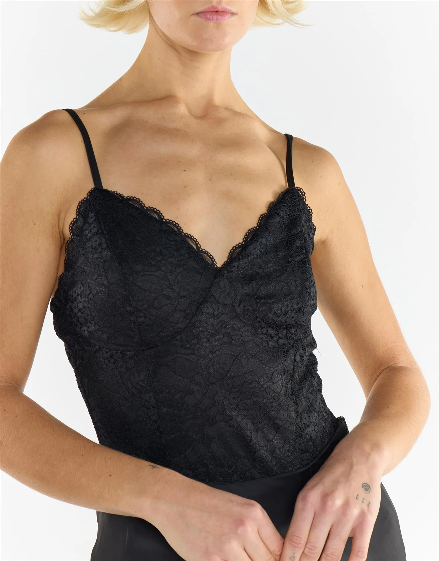 Black Lace Bodysuit