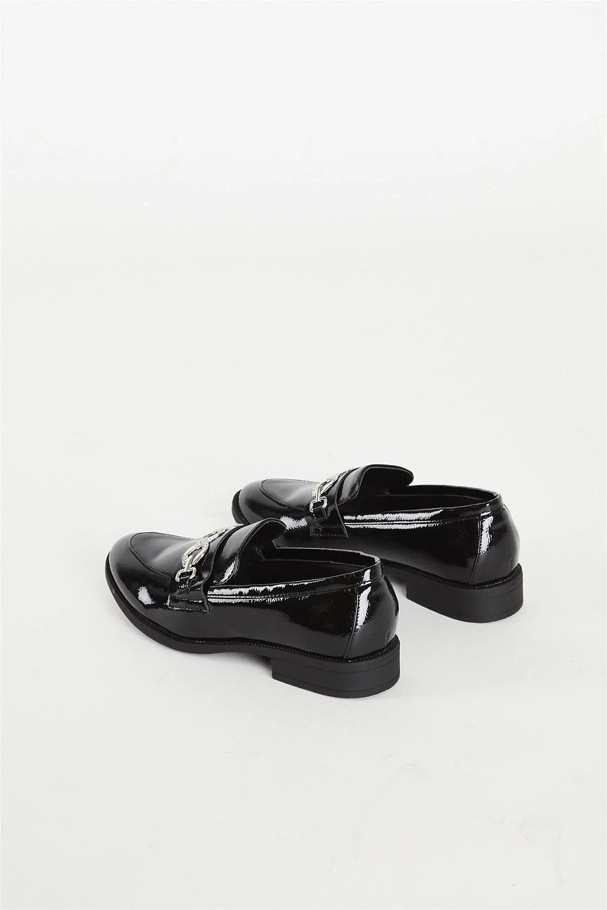 Black Patent Loafer -Black Loafer - Image 4