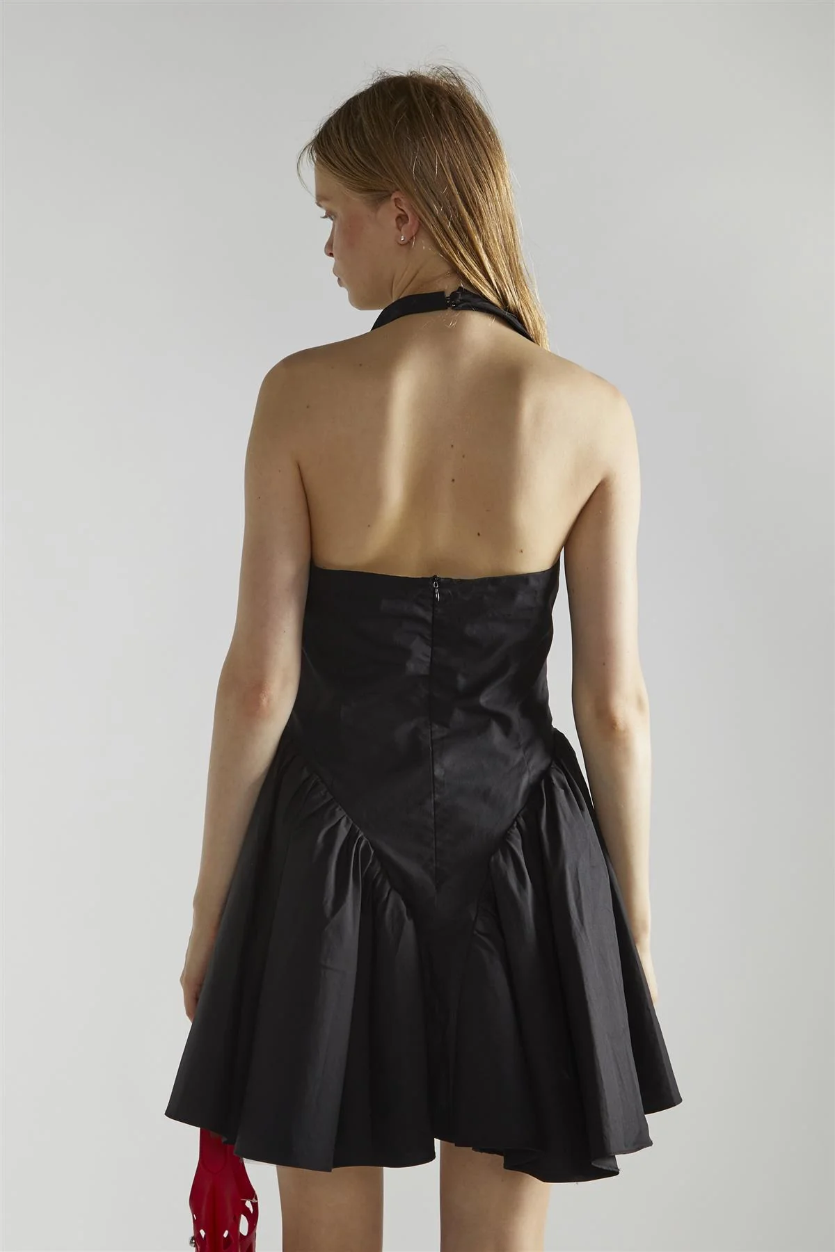 Black V-Neck- Mini-Dresses - Image 2