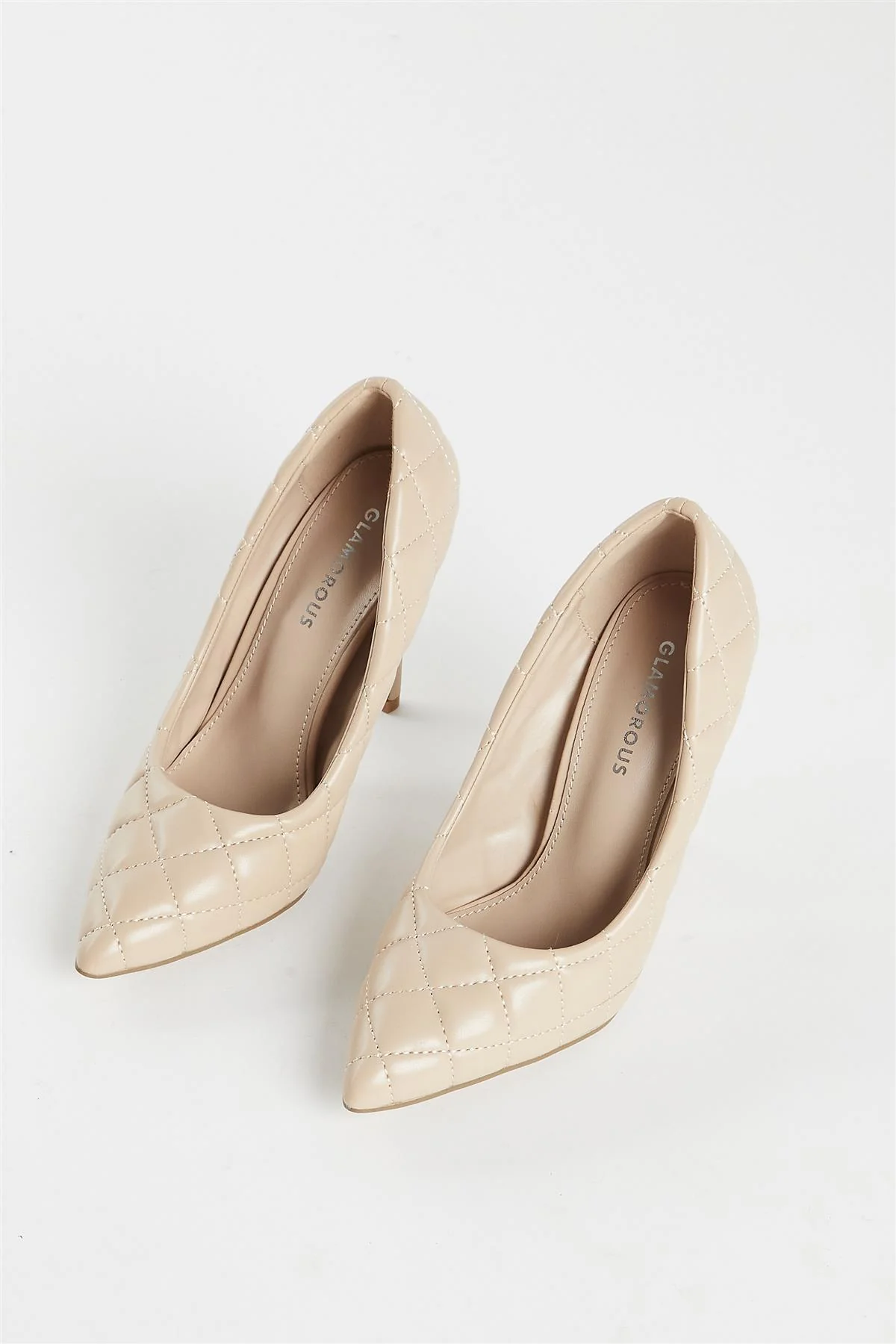 Camel Stiletto Wide Fit Heel - Image 2