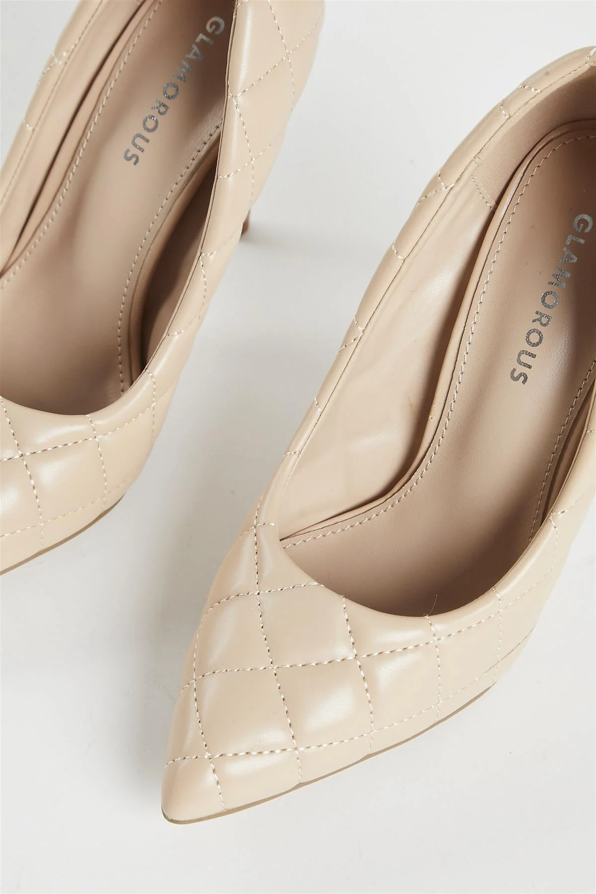 Camel Stiletto Wide Fit Heel - Image 3