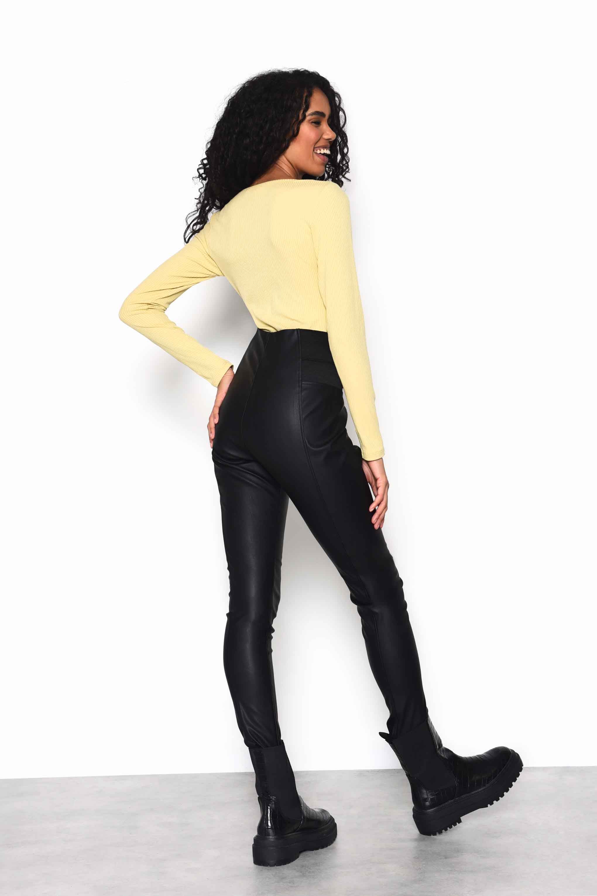 Glamorous Soft Yellow Sweetheart Neckline Long Sleeve Bodysuit - Image 2