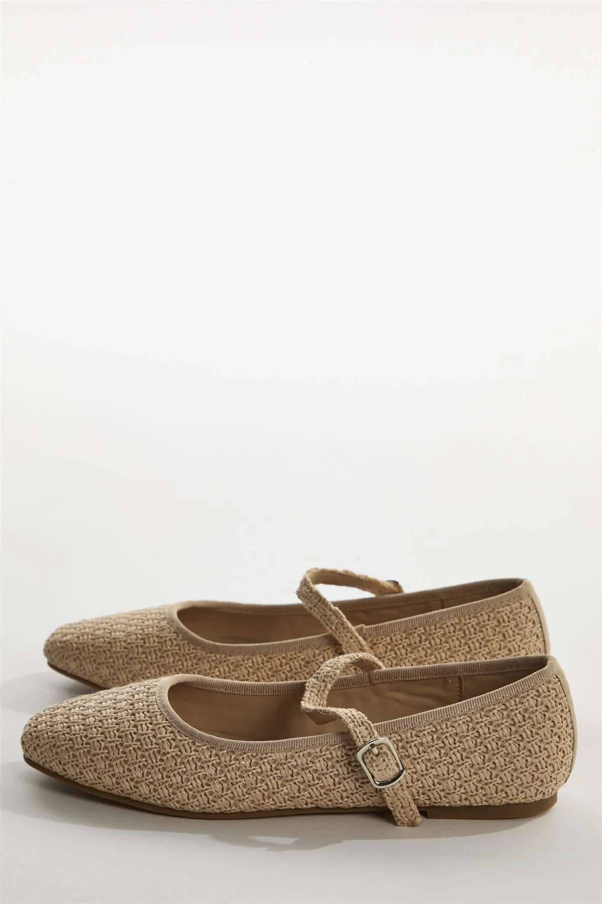 Raffia Mary-Jane Ballet-Flats - Image 3
