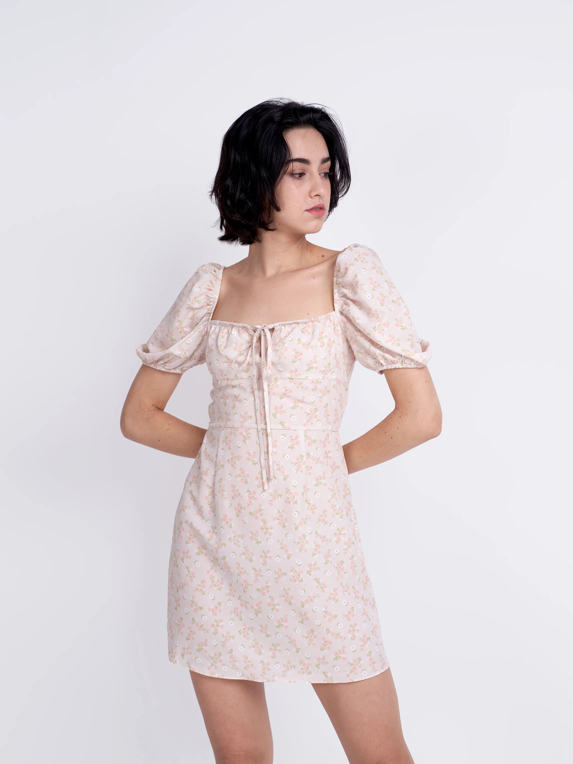 Glamorous Care Stone Ditsy Floral Mini Dress - Image 2