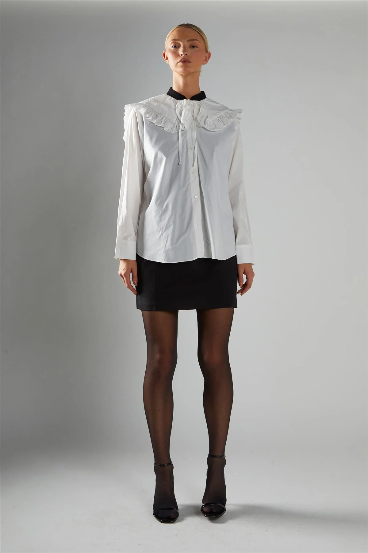 White Collared Shirt - Image 5